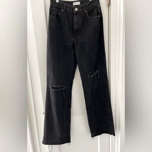 Zara high waist wide leg pant